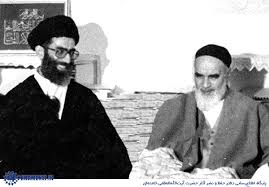 Image result for ‫عکس امام خمینی وخامنه ای‬‎