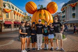 Actor Matt Damon and His Family Spend a Day at Disneyland Resort
