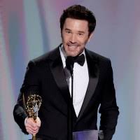 ‘Task’ Star Tom Pelphrey Dedicates First Emmy Win to “Very Pregnant” Fiancée Kaley Cuoco