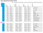 Orca wetsuit size chart