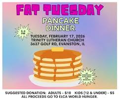 Local Event: Fat Tuesday Pancake Dinner﻿ fundraiser to combat hunger