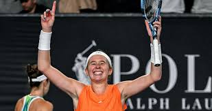 Bartunkova, 19, shows off 'Federer, Alcaraz style' to upset Bencic at AO