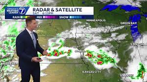 Severe thunderstorms in the area on Saturday evening
