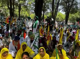 Farmer Protest: ਸੰਯੁਕਤ ਕਿਸਾਨ ਮੋਰਚੇ ਵੱਲੋਂ ਚੰਡੀਗੜ੍ਹ ਦੀ ਸਰਹੱਦ ਉੱਤੇ ਧਰਨਾ ਸ਼ੁਰੂ