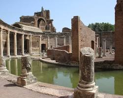 Image of Hadrian overseeing construction of Hadrian's Villa