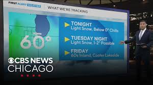 Light snow, below-zero wind chills for Chicago