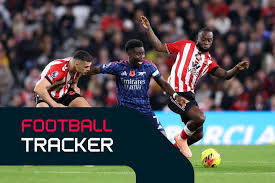 Football Tracker: Arsenal held by superb Sunderland, AC Milan looking to go top of Serie A