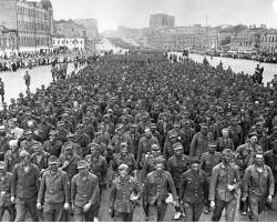 Image of captured German soldiers during Operation Bagration