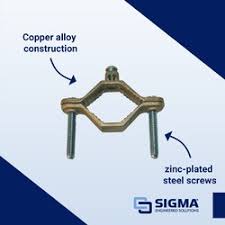 Sigma ProConnex® 1-1/4"-2" Bronze Grounding Clamp at Menards®
