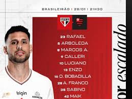 Crespo escala 3 zagueiros para enfrentar o Flamengo na estreia do Brasileirão 2026