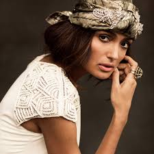 ... BCBG headpiece |ABOVE + BELOW| Givenchy scarf (as turban), BCBG tiara, Badgley Mischka gown, Anndra Neen dotted net ring, Moroccan tassel, Caroline Cree ... - Marrakepic18