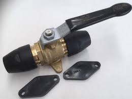 AIRNET INLINE BALL VALVE, 20MM OD, 25MM OD, 40MM OD