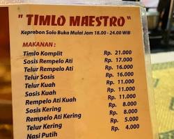 Kuliner solo kesukaan jokowiTimlo Maestro