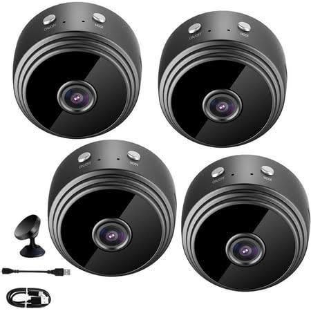 Magnetic Mini Security Camera, Security Camera, Mini Camera Wireless with Night Vision 1080p HD for Outdoor/Indoor