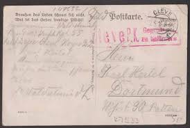 Ansichtskarte / Postkarte Kleve, Eiserner Mann von Gerd Brüx, 1916 ...