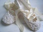 Bridal ballet pumps