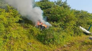 Helicopter Crashes in Pune's Bavdhan, Three Killed