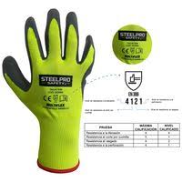 Guante Nitrilo Foam Alta Visibilidad Talla m - Steelpro ...