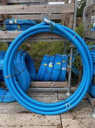 MDPE Blue Water Pipe 63mm - David Musson Fencing Ltd