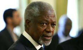 Kofi Annan, the UN and Arab League joint special envoy for Syria, who said he was cautiously optimistic about the ceasefire. - Kofi-Annan-008