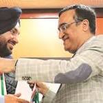 Nine months after switching BJP,