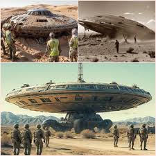 Archaeology - In the heart of the Sahara, beneath layers of ancient sand, an enigmatic object emerges—its smooth, disc-like structure echoing no known human technology. While the origins remain speculative, the craft-like