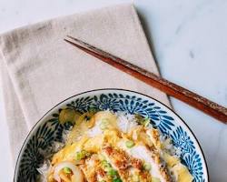 Pork cutlet for katsudon