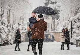 هشدار نارنجی برف و باران برای ۲۴ استان