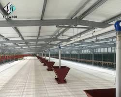 modern poultry farm built with sandwich panels resmi