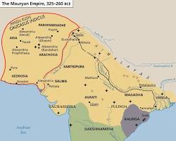 Image of Mauryan Empire Map