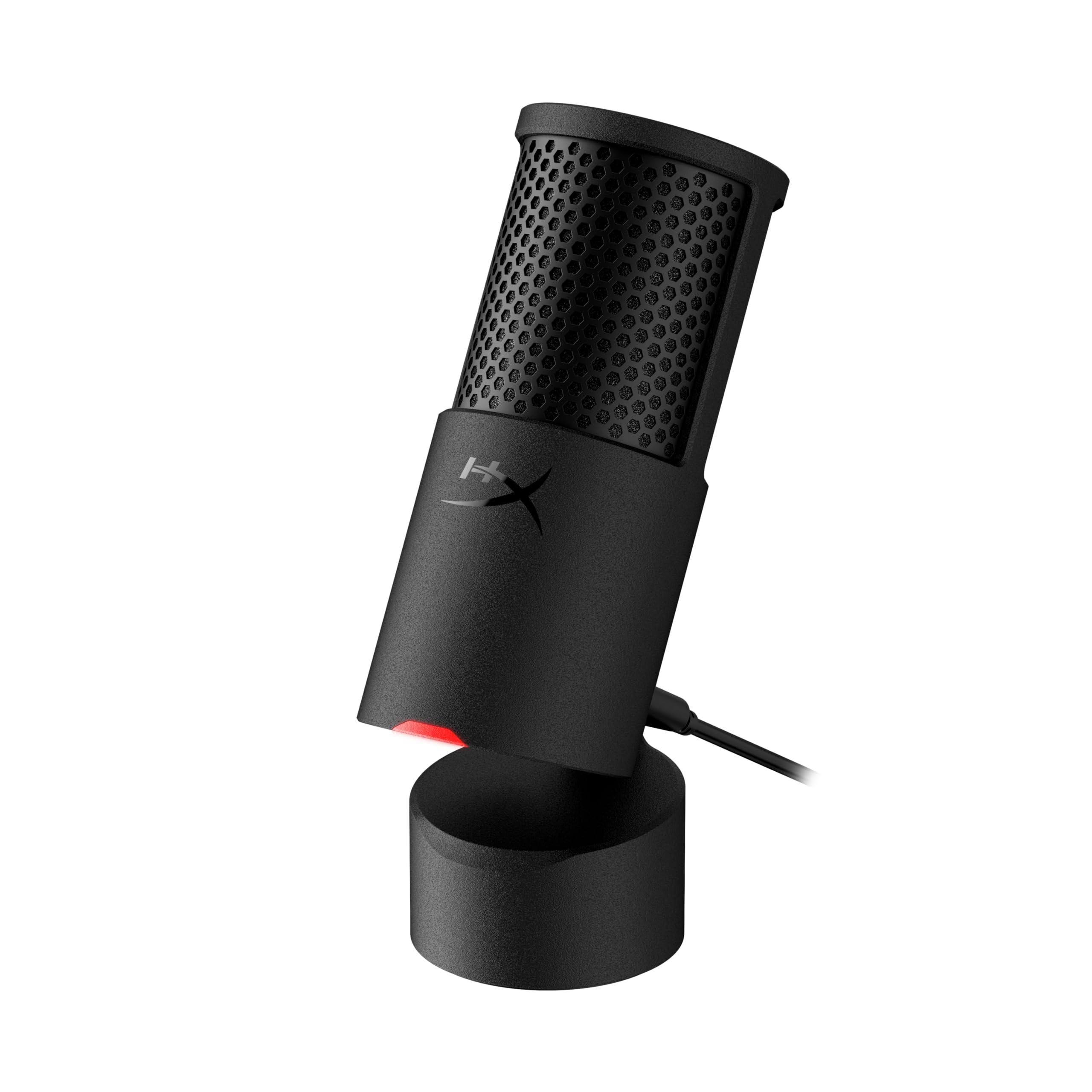 Hyperx Solocast 2 Gaming Usb Condenser Mic for PC, Usb-c to Usb-a, Built-in Pop Filter, Internal Shock Mount, Plug and Play