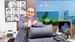 Nirav Modi seen behind massive