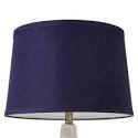 Dark blue lamp shade