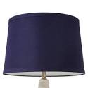 Dark blue lamp shade