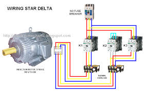 Hasil gambar untuk wiring diagram motor hubungan star delta