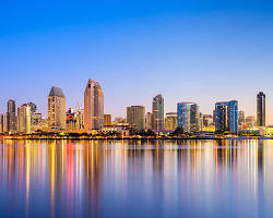 Image of San Diego Skyline, California