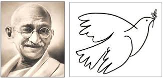 Se celebra este dia para conmemorar el aniversario de una de las personas que luchó por la PAZ en el mundo, Mahatma Gandhi. Este año cantaremos la siguiente ... - gandhi_paloma