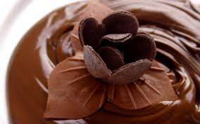 Gambar atas permintaan kue permen cokelat
