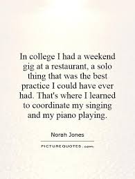 In college I had a weekend gig at a restaurant, a solo thing... via Relatably.com