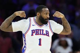 KAT and Andre Drummond struggling to get a ball unstuck from backboard is high comedy