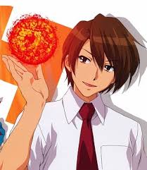 I guess Itsuki Koizumi from The Melancholy of Haruhi Suzumiya. He is pretty unpredictable, - 2876296_1342246625274.7res_316_364