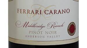 Image result for Ferrari Carano Pinot Noir Middleridge Ranch