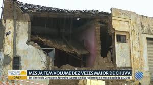 Mês de fevereiro teve volume dez vezes maior de chuva em comparação com ano anterior