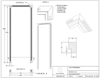 Cadre de porte intérieur dimension