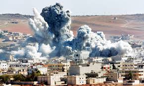 Image result for ‫حمله هوایی آمریکا به سوریه‬‎