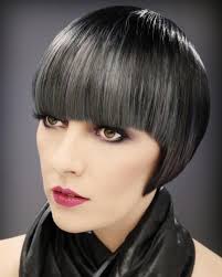 Super-perfect short bob with sharp-edged even bang and a fabulous color. Mermory of Angella - 145242pOr