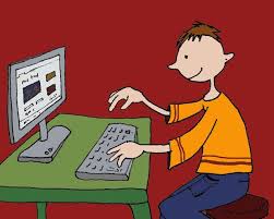 Resultado de imagen de ordinador amb internet obert