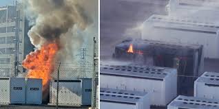 Firefighters Battle Massive Battery Storage Blaze in Peoria