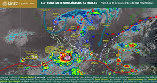 ¿Cuáles son las 8 entidades que se verán afectadas por el temporal de lluvias hoy?