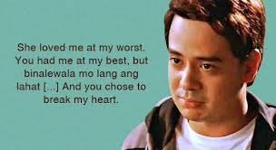 hugot lines from pinoy movies on Pinterest | Pinoy Movies, Manila ... via Relatably.com